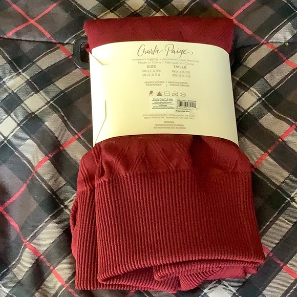 Charlie Paige fleeced lined leggings L/XL - Picture 2 of 2